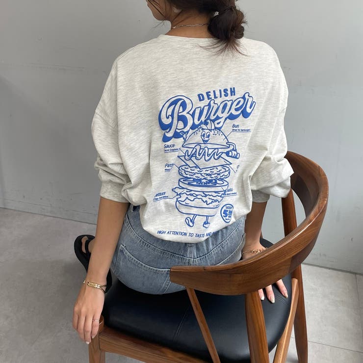 burger & cola ロンT Lサイズ JEANS BUG ロンT MOTORCYCLE オリジナル バイカー プリント