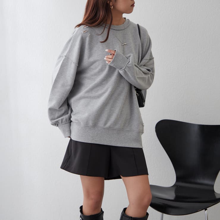 Web限定】ダメージ加工スウェット[品番：OLOW0014030]｜RMAF