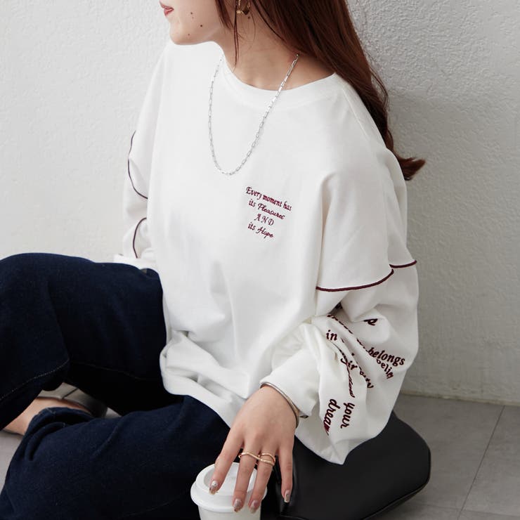 【NAO】配色メローロンT | RMAF　NICE CLAUP / OLIVE des OLIVE | 詳細画像4 