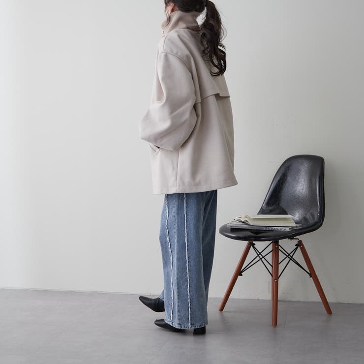 リブカラーミドルZIPコート[品番：OLOW0014790]｜RMAF NICE CLAUP