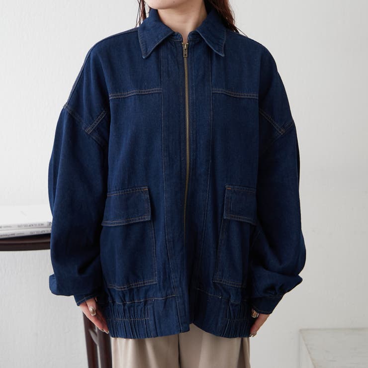 デニムZIPブルゾン[品番：OLOW0014186]｜RMAF NICE CLAUP / OLIVE des
