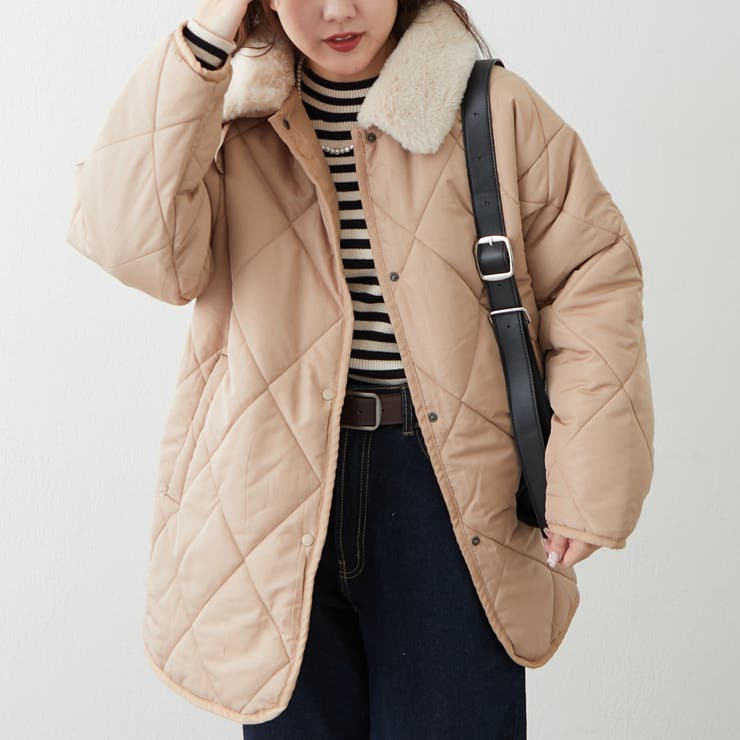 ふわふわ感が優しい☆フォックス付き レッキスコート フード付