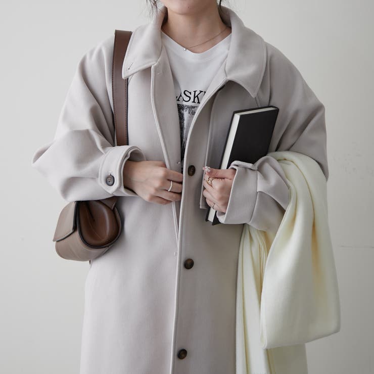 アレンジカラーシングルロングコート[品番：OLOW0015109]｜RMAF NICE