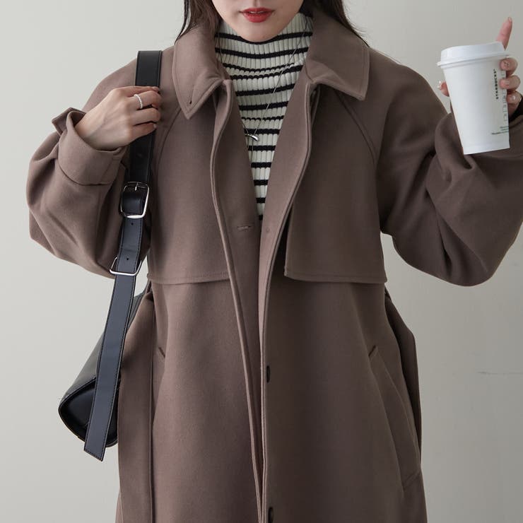 アレンジカラーシングルロングコート[品番：OLOW0015109]｜RMAF NICE