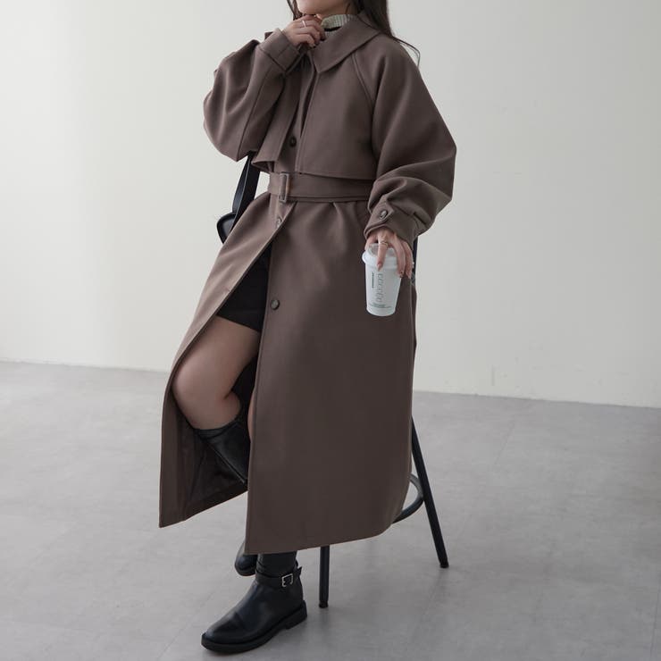 アレンジカラーシングルロングコート[品番：OLOW0015109]｜RMAF NICE