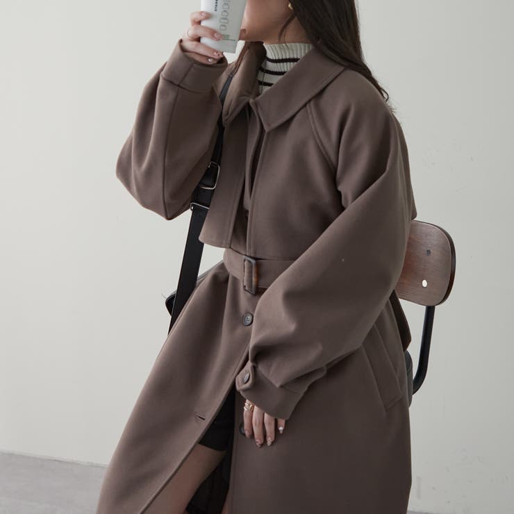アレンジカラーシングルロングコート[品番：OLOW0015109]｜RMAF NICE