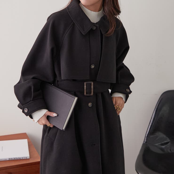 アレンジカラーシングルロングコート[品番：OLOW0015109]｜RMAF NICE