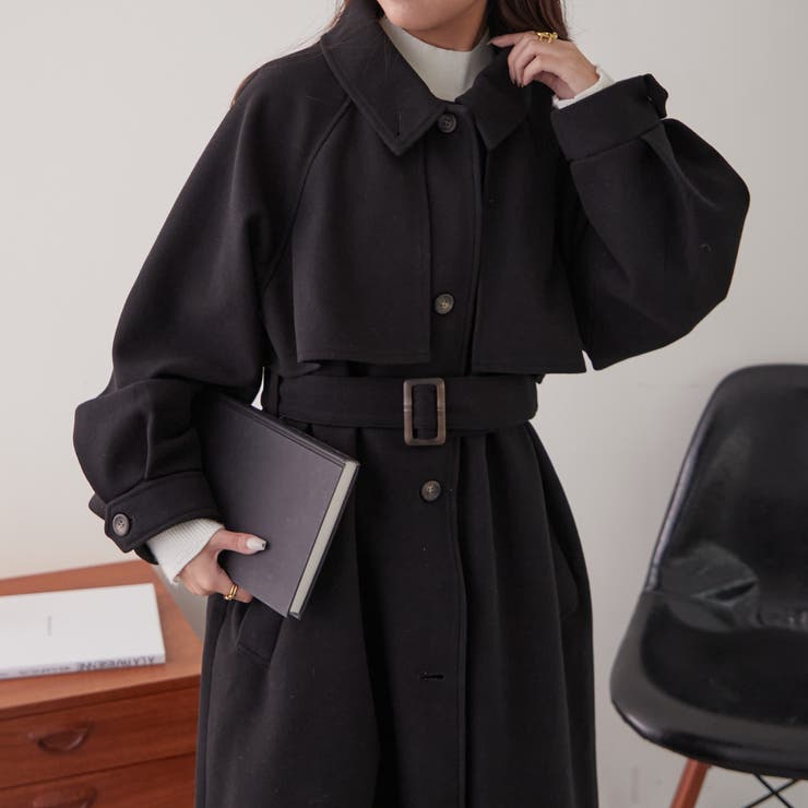 アレンジカラーシングルロングコート[品番：OLOW0015109]｜RMAF NICE