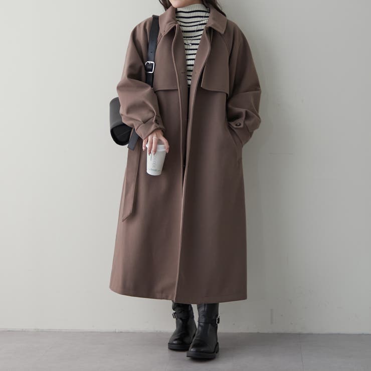 アレンジカラーシングルロングコート[品番：OLOW0015109]｜RMAF NICE