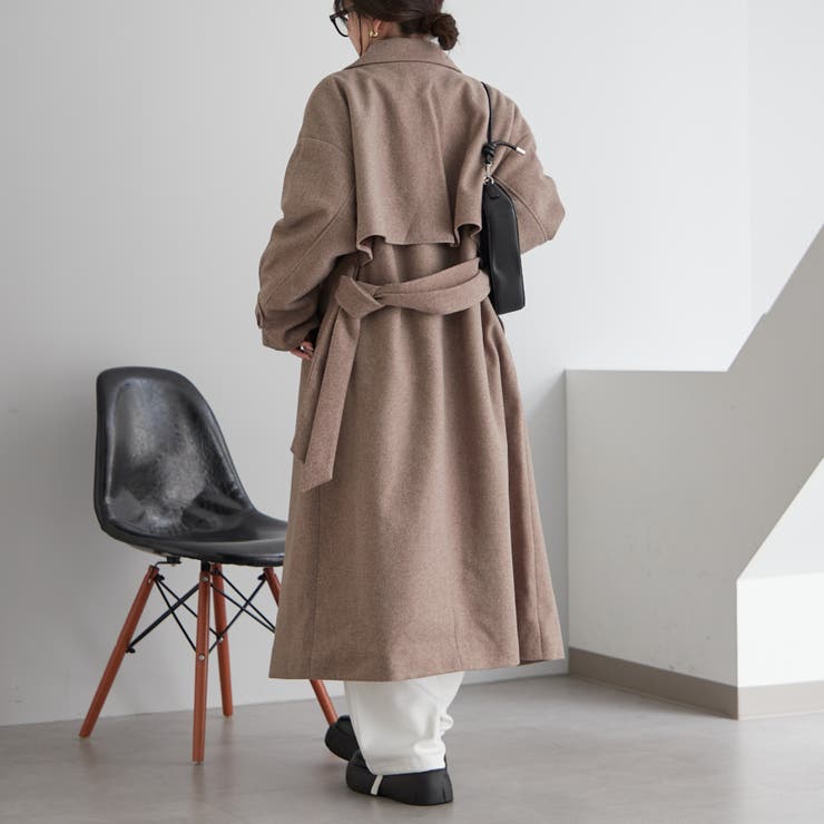 【新品】roughlow /ラフロー イノベイティブトレンチコート デニムライクブロッキングトレンチコート | ラブレス(LOVELESS