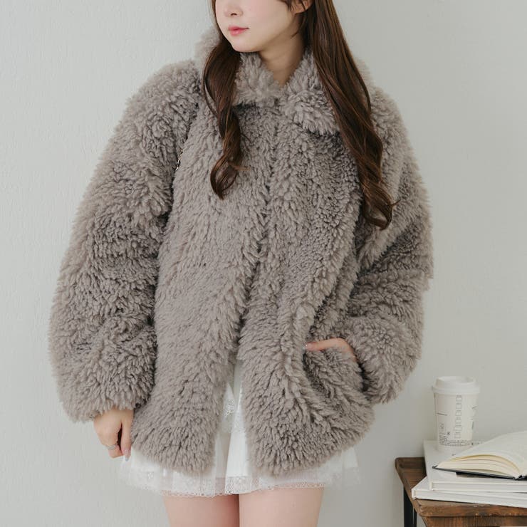 シープファーステンカラーコート[品番：OLOW0015026]｜RMAF NICE CLAUP