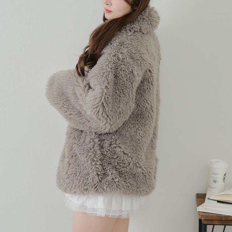 シープファーステンカラーコート[品番：OLOW0015026]｜RMAF NICE