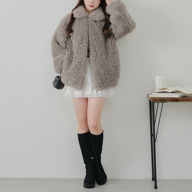 シープファーステンカラーコート[品番：OLOW0015026]｜RMAF NICE CLAUP