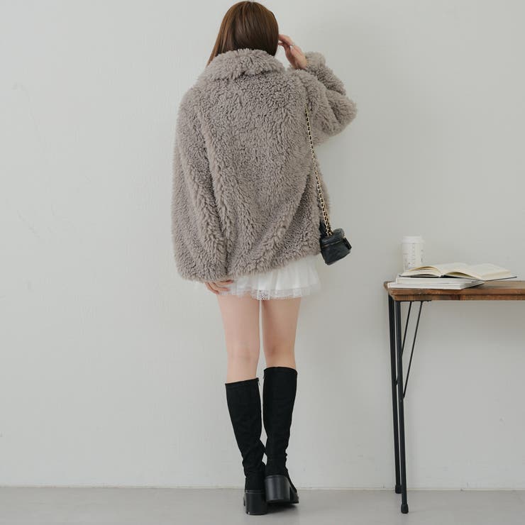 シープファーステンカラーコート[品番：OLOW0015026]｜RMAF NICE CLAUP