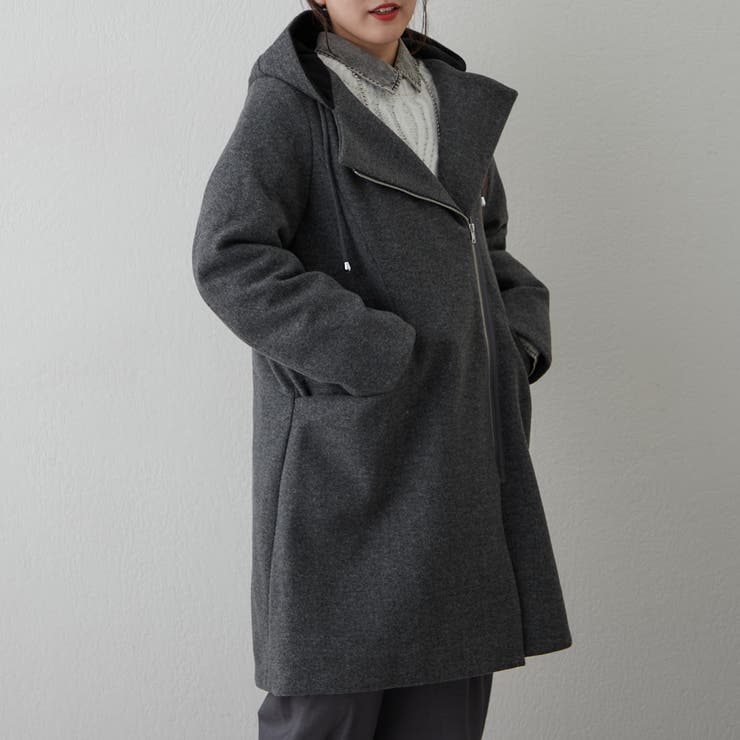 フード付ZIPコート[品番：OLOW0014958]｜RMAF NICE CLAUP / OLIVE des  OLIVE（リマインドミーアンドフォーエバー ナイスクラップ オリーブデオリーブ）のレディースファッション通販｜SHOPLIST（ショップリスト）