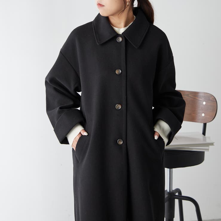 Web限定】バックベルトステンカラーコート[品番:OLOW0014714 Web限定】バックベルトステンカラーコート[品番:OLOW0014714