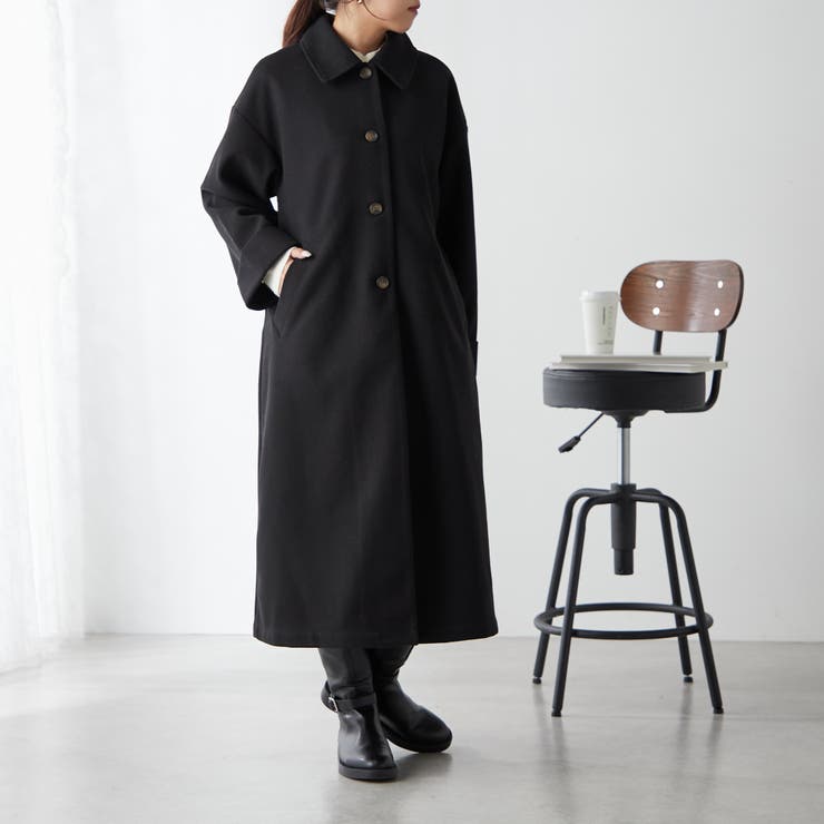 Web限定】バックベルトステンカラーコート[品番:OLOW0014714 Web限定】バックベルトステンカラーコート[品番:OLOW0014714
