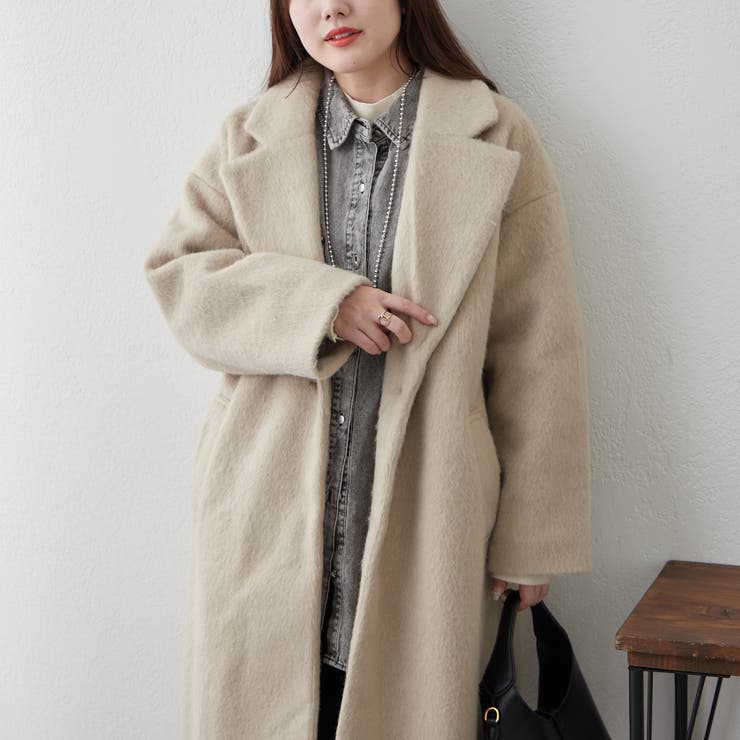 袖タックチェスターコート[品番：OLOW0015110]｜RMAF NICE CLAUP