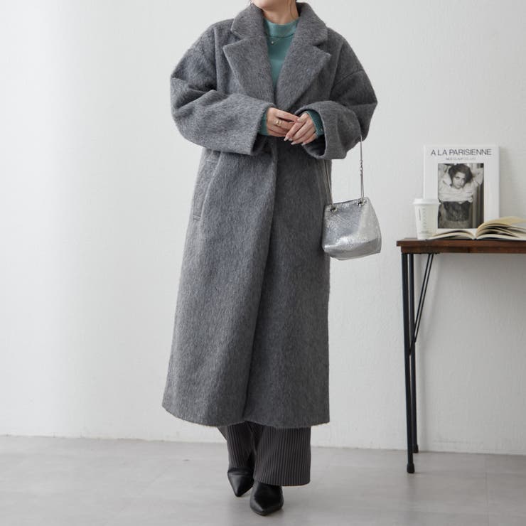 袖タックチェスターコート[品番：OLOW0015110]｜RMAF NICE CLAUP