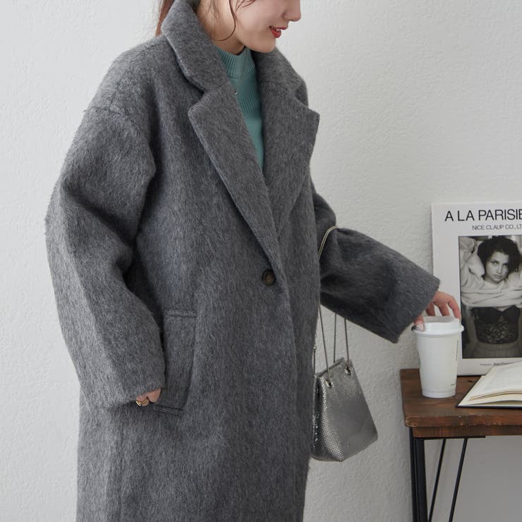 袖タックチェスターコート[品番：OLOW0015110]｜RMAF NICE CLAUP