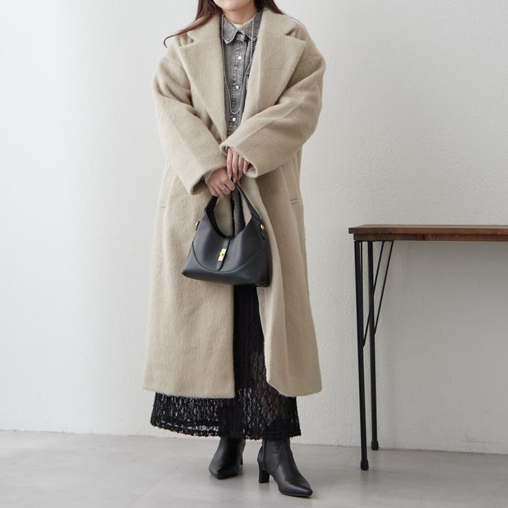 袖タックチェスターコート[品番：OLOW0015110]｜RMAF NICE CLAUP