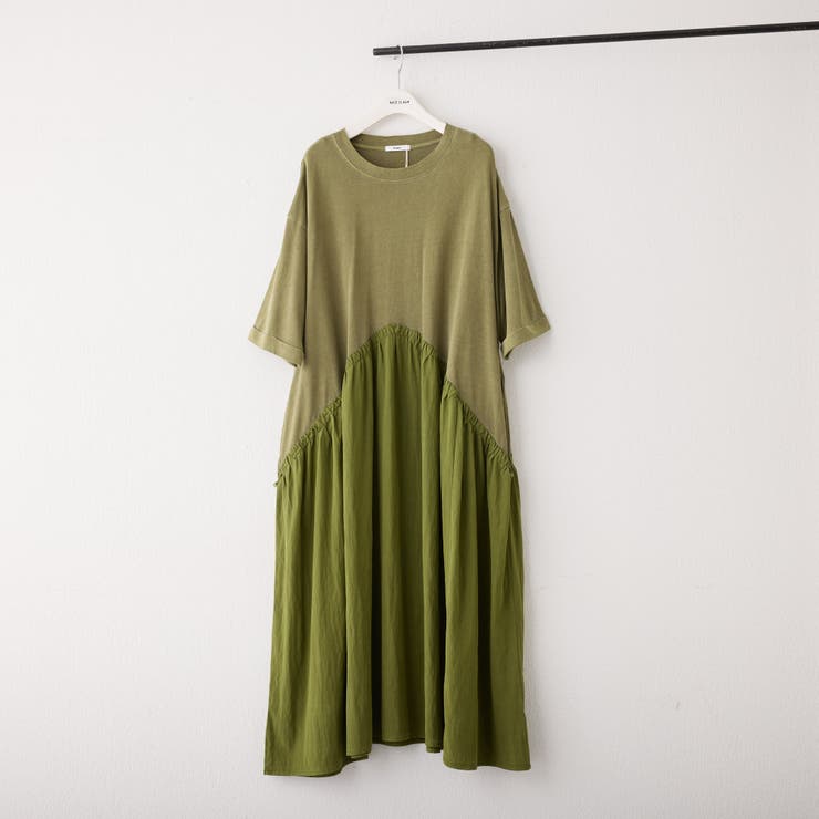 NAO】切替ワンピース[品番：OLOW0014090]｜RMAF NICE CLAUP / OLIVE 