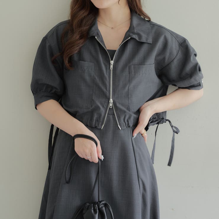 アウター付ワンピース | RMAF　NICE CLAUP / OLIVE des OLIVE | 詳細画像30 