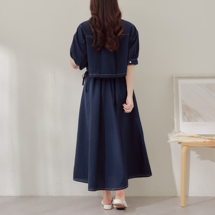 アウター付ワンピース | RMAF　NICE CLAUP / OLIVE des OLIVE | 詳細画像11 