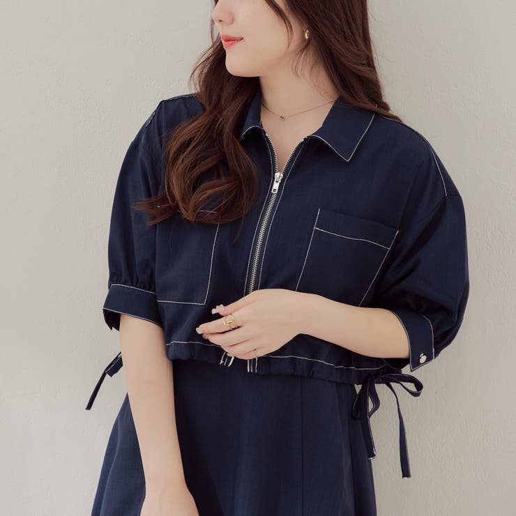 アウター付ワンピース | RMAF　NICE CLAUP / OLIVE des OLIVE | 詳細画像15 