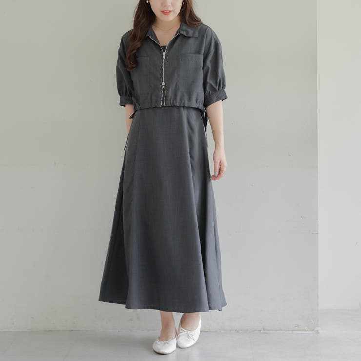 チャコール | アウター付ワンピース | RMAF　NICE CLAUP / OLIVE des OLIVE