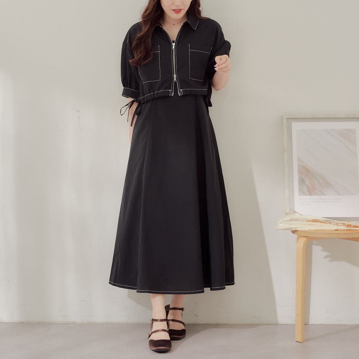 アウター付ワンピース | RMAF　NICE CLAUP / OLIVE des OLIVE | 詳細画像21 