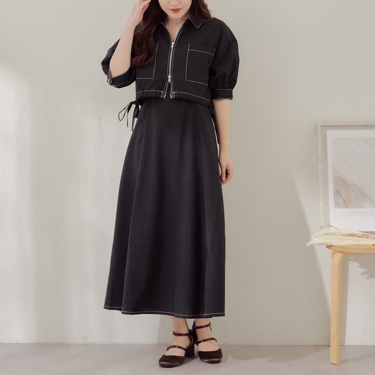 アウター付ワンピース | RMAF　NICE CLAUP / OLIVE des OLIVE | 詳細画像22 