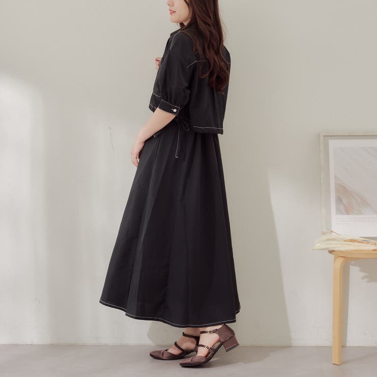 アウター付ワンピース | RMAF　NICE CLAUP / OLIVE des OLIVE | 詳細画像24 