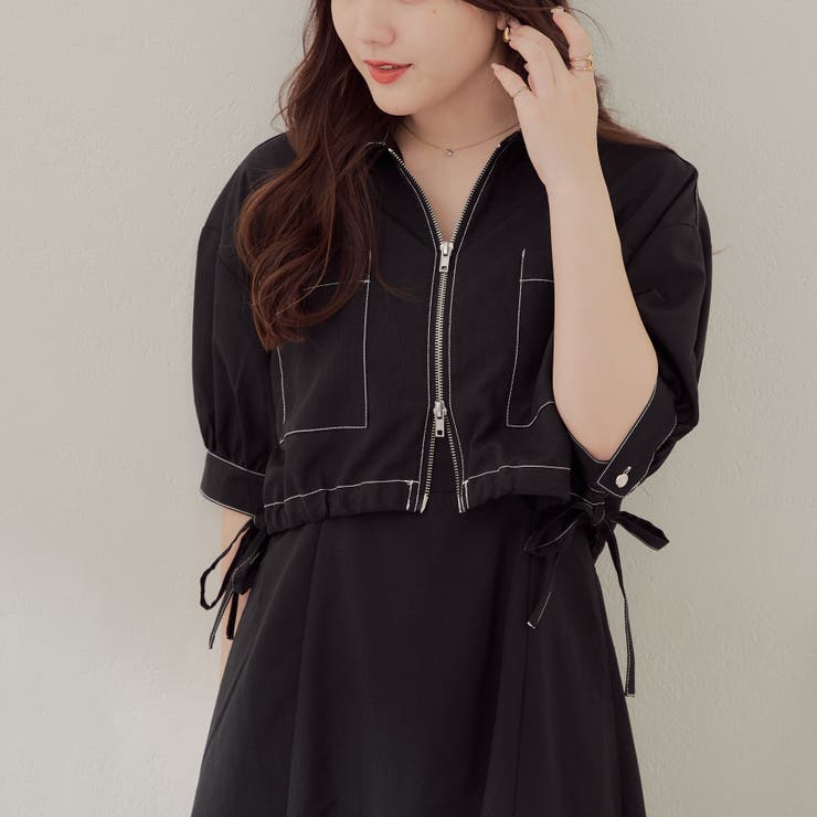 アウター付ワンピース | RMAF　NICE CLAUP / OLIVE des OLIVE | 詳細画像27 