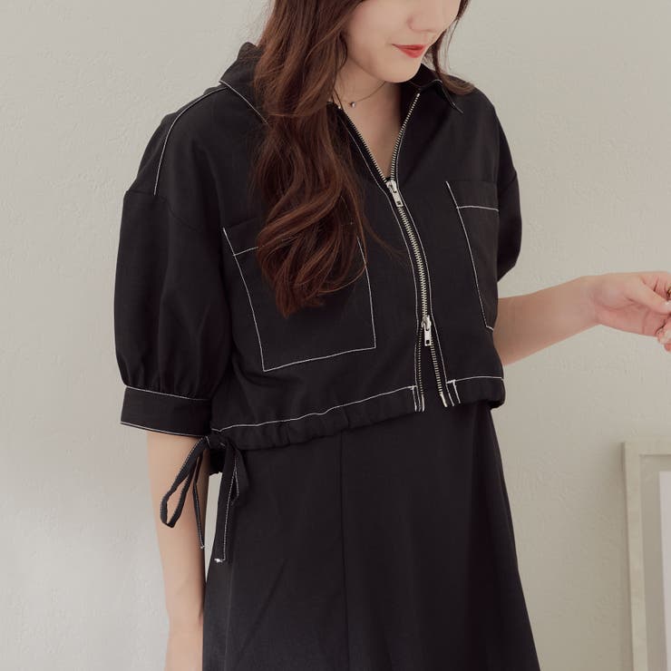 アウター付ワンピース | RMAF　NICE CLAUP / OLIVE des OLIVE | 詳細画像28 