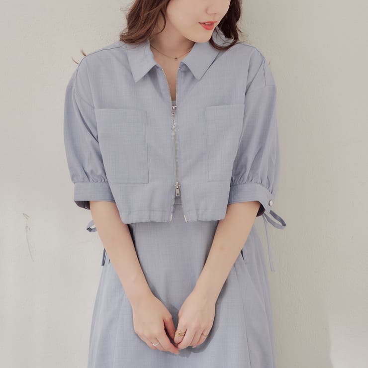 アウター付ワンピース | RMAF　NICE CLAUP / OLIVE des OLIVE | 詳細画像6 