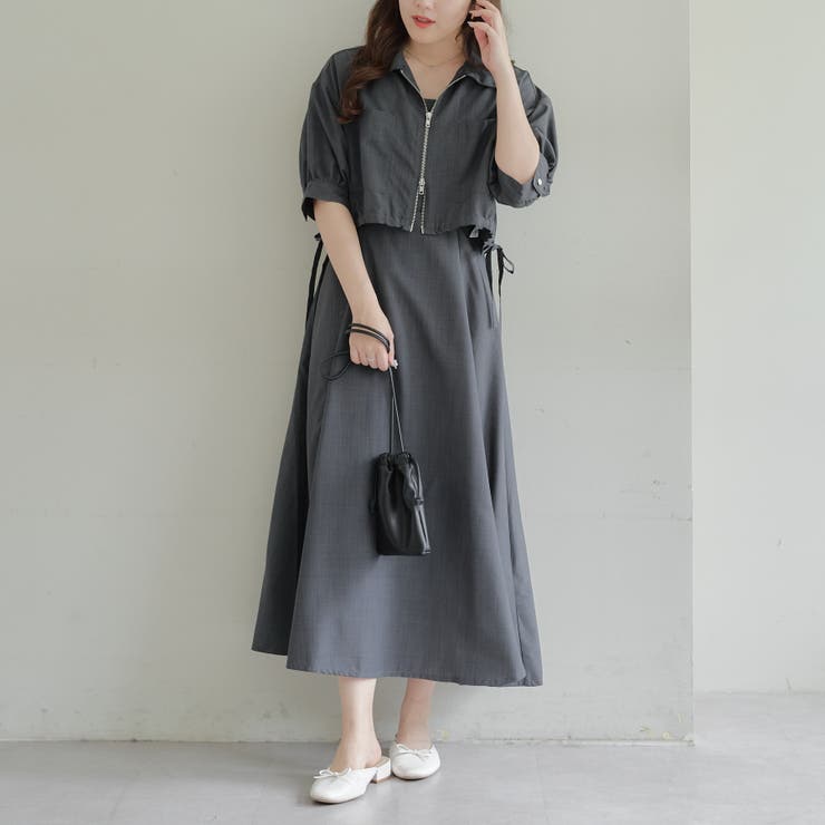 OLIVE des OLIVE ワンピース OLIVE des OLIVE/【OLIVE des OLIVE】魅力的レディ胸あき