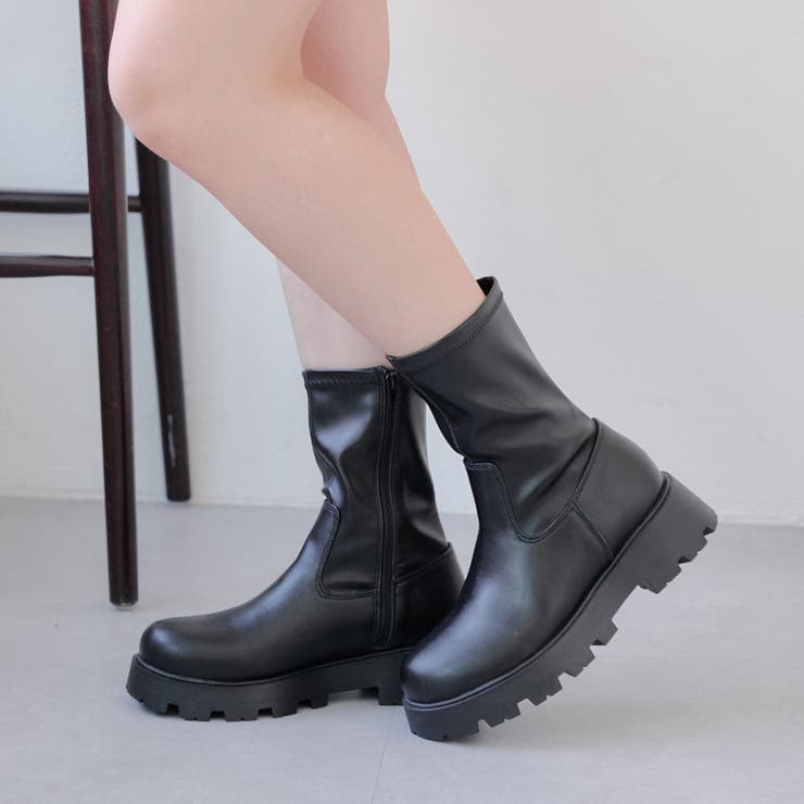 ストレッチブーツ[品番：OLOW0014596]｜RMAF NICE CLAUP / OLIVE