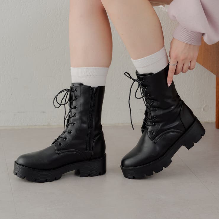 レースアップブーツ[品番：OLOW0014796]｜RMAF NICE CLAUP / OLIVE des