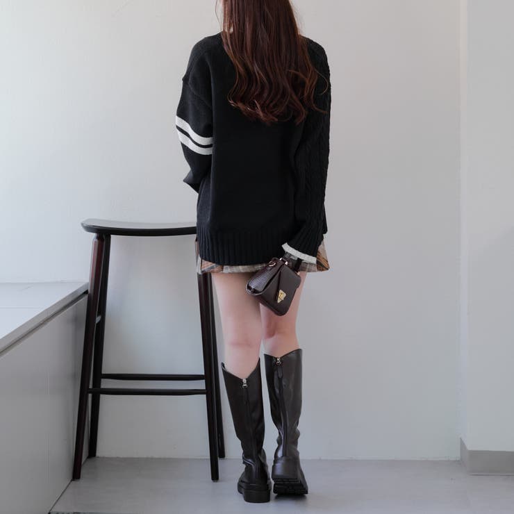 Web限定】合皮ロングブーツ[品番：OLOW0013851]｜RMAF NICE