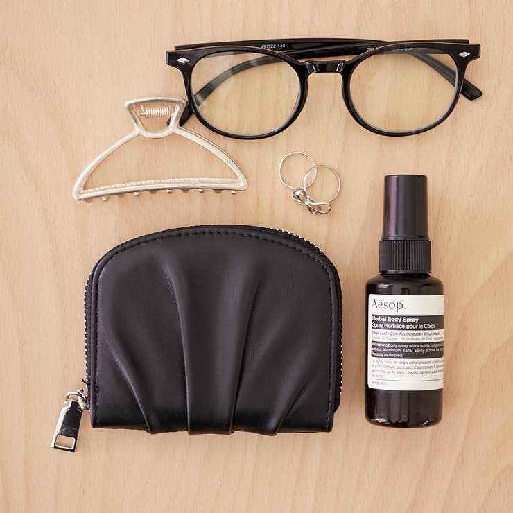 ブラック | 【web限定】タック見え財布 | RMAF　NICE CLAUP / OLIVE des OLIVE