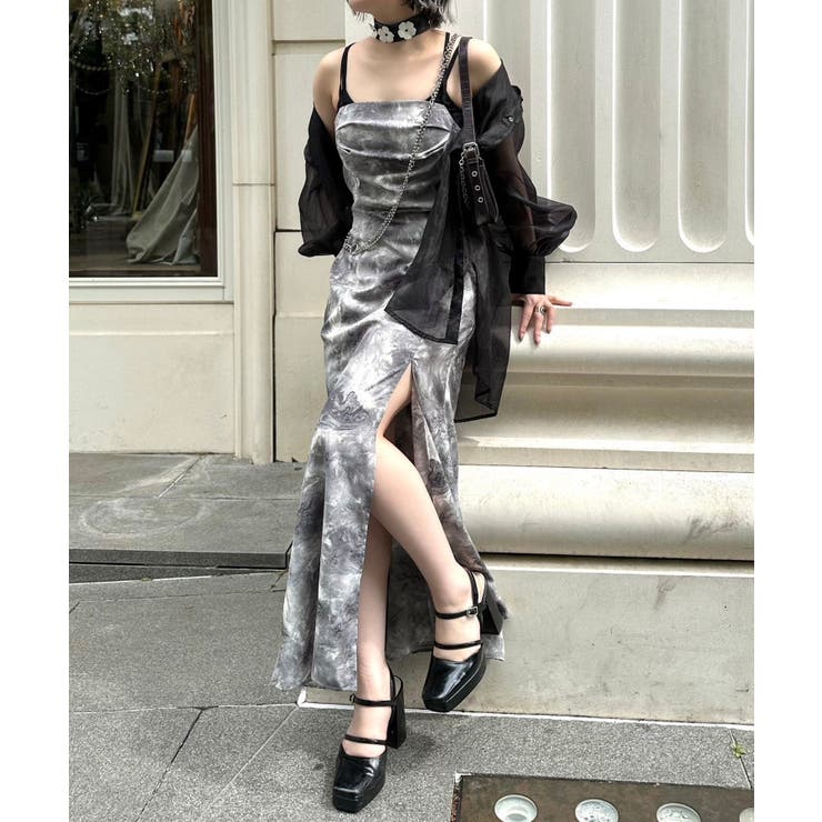 【Mavie..7】カットアウトSETキャミワンピ ナイスクラップ NICE CLAUP 3/6(日)まで限定販売【Mavie..7
