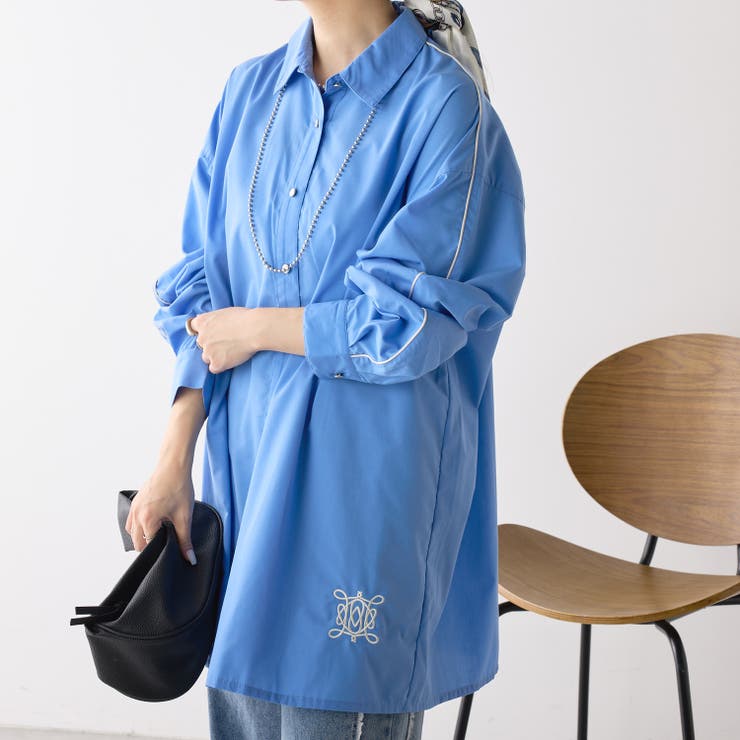 NUNIFE】袖パイピングシャツ[品番：OLOW0014487]｜RMAF NICE CLAUP 