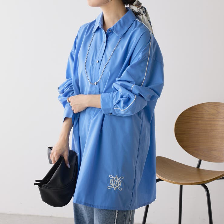 NUNIFE】袖パイピングシャツ[品番：OLOW0014487]｜RMAF NICE CLAUP