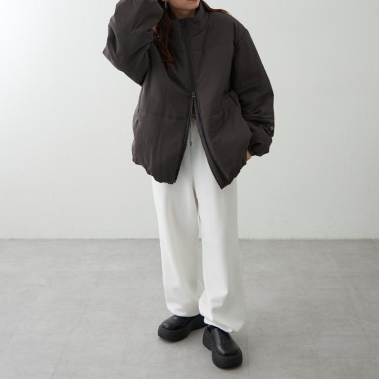 新品未使用 padding rib blouson 中綿リブブルゾン Sサイズ スタンドネックドロストブルゾン（ブルゾン）｜raffime（ラフィミー