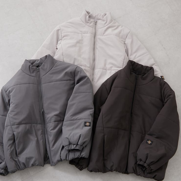 新品未使用 padding rib blouson 中綿リブブルゾン Sサイズ BEAMS mini（ビームス ミニ）【1/22値下げ】2way スリーブ 中綿