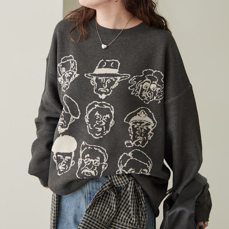 NUNIFE】いろいろおじさんニット[品番：OLOW0014963]｜RMAF NICE CLAUP