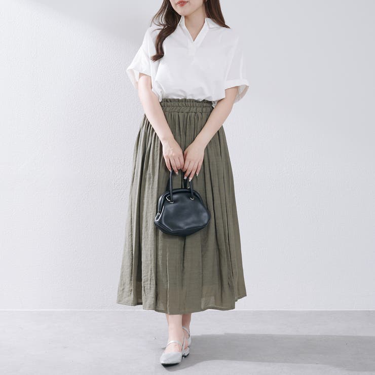 【夏にぴったり】ウエストフリルギャザースカート | RMAF　NICE CLAUP / OLIVE des OLIVE | 詳細画像54 