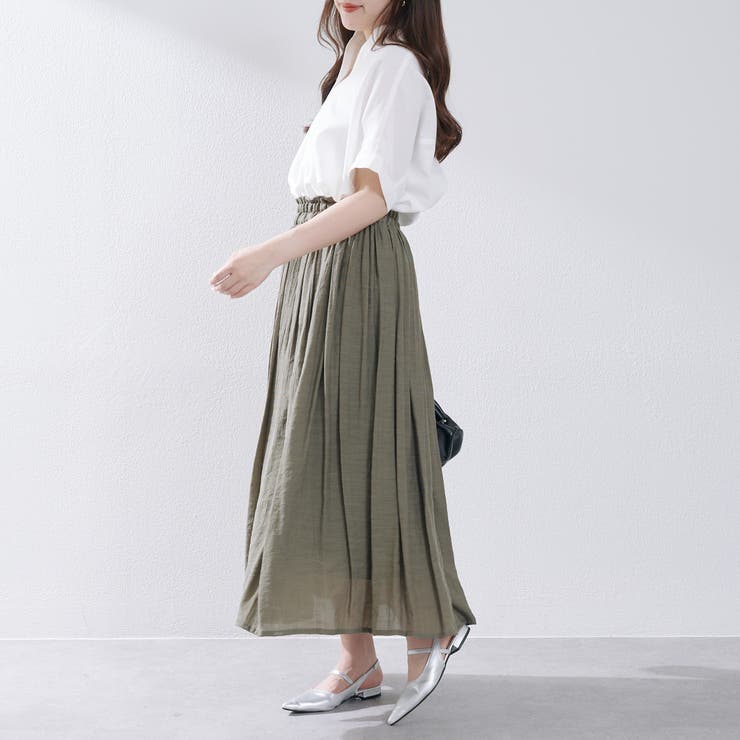 【夏にぴったり】ウエストフリルギャザースカート | RMAF　NICE CLAUP / OLIVE des OLIVE | 詳細画像56 