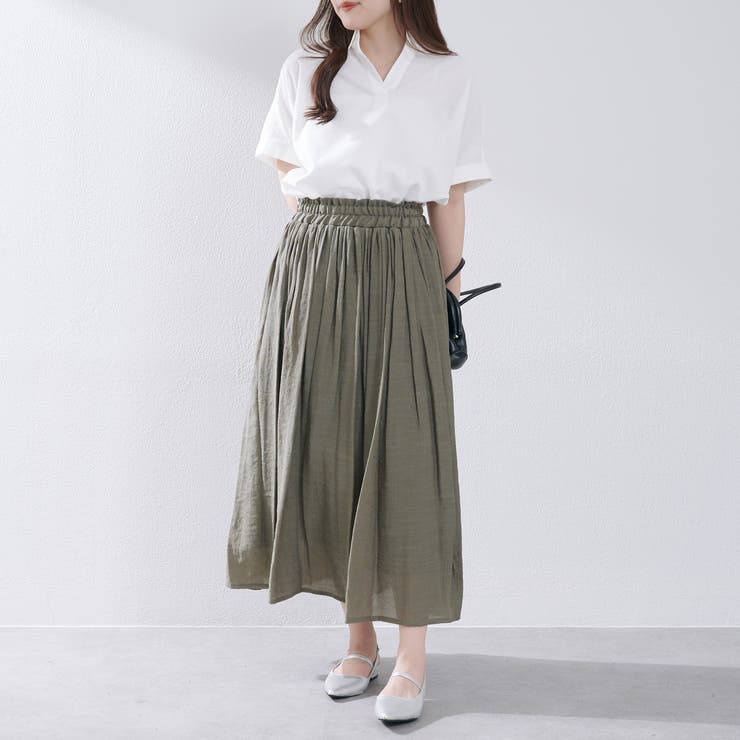 【夏にぴったり】ウエストフリルギャザースカート | RMAF　NICE CLAUP / OLIVE des OLIVE | 詳細画像55 